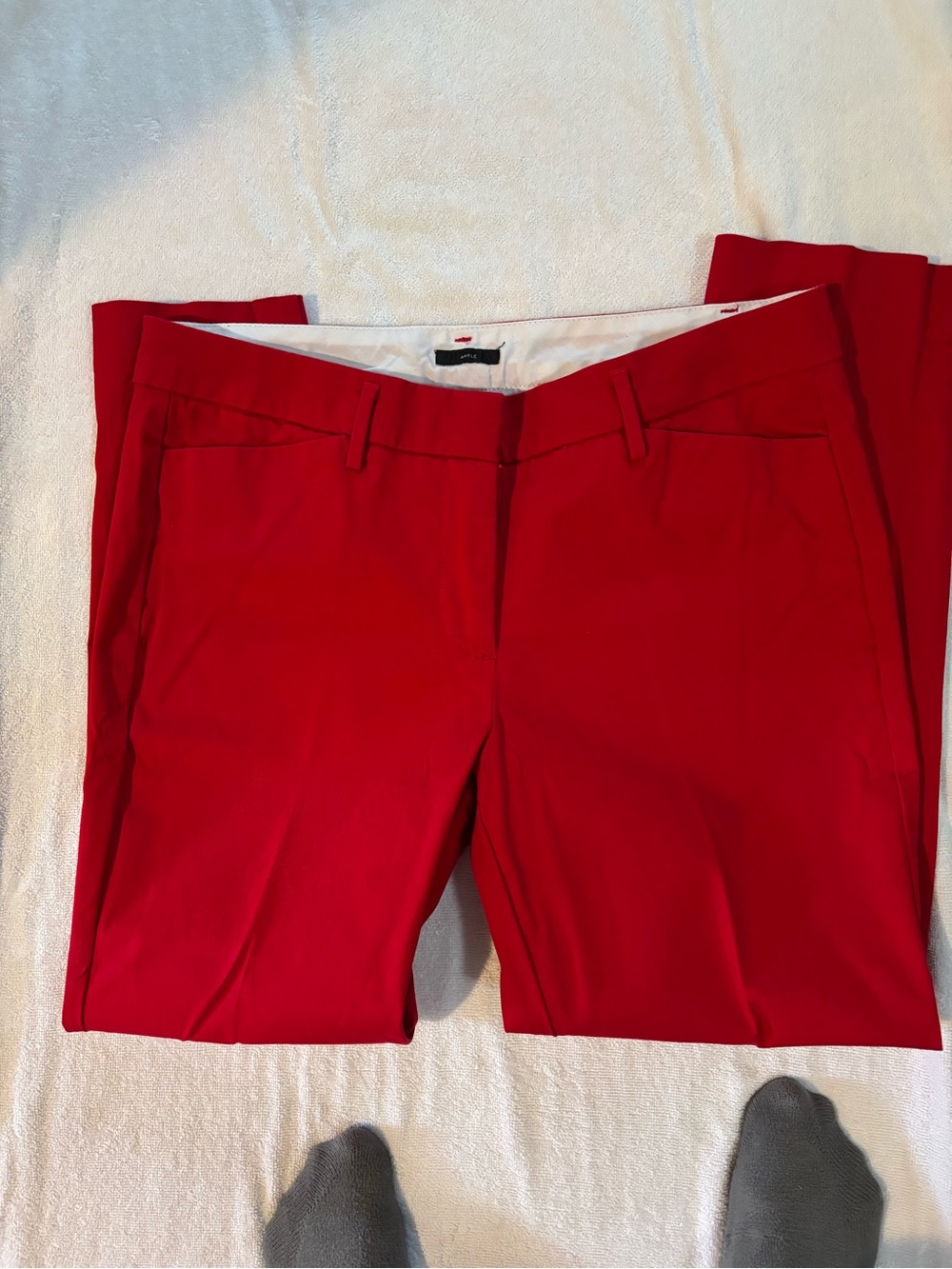 Worthington Red Tailored Dress Trousers